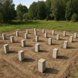 Столбчатый под каркас 8×10